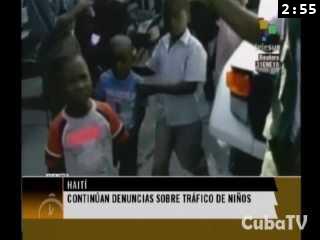 Continúan denuncias sobre tráficos de niños en Haití